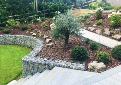 sloped garden designer in Sevenoaks
