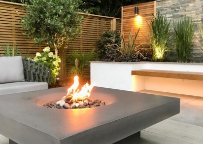 Luxury bespoke garden fire pit